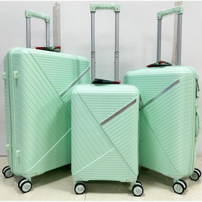 Swiss Line, Expandable Suitcase Pc Abs Tsa Luggage 3 Piece Set, Available in Different Colors