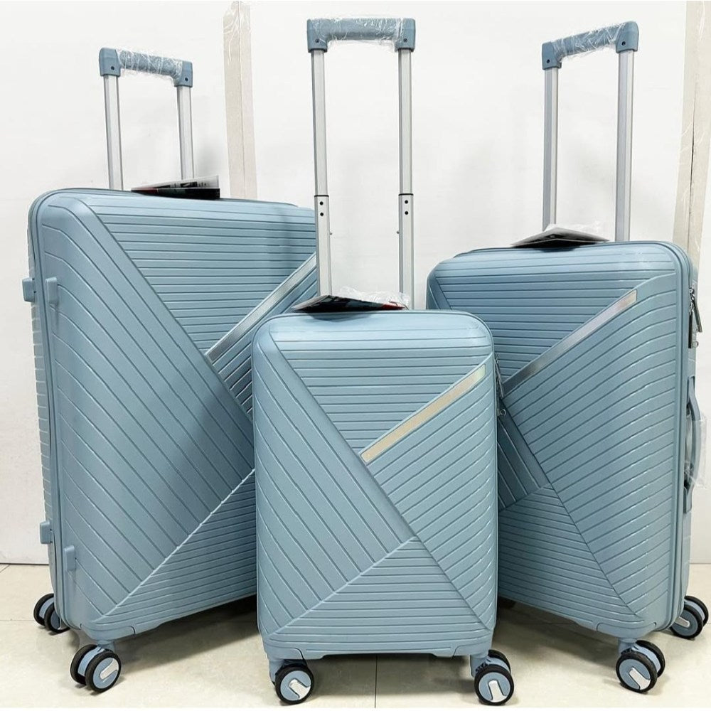Swiss Line, Expandable Suitcase Pc Abs Tsa Luggage 3 Piece Set, Available in Different Colors