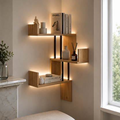 Voyage Corner Wall Shelf | VG17-A
