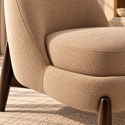 Massimo Luxury Lounge Chair – Beige | HSA010-M
