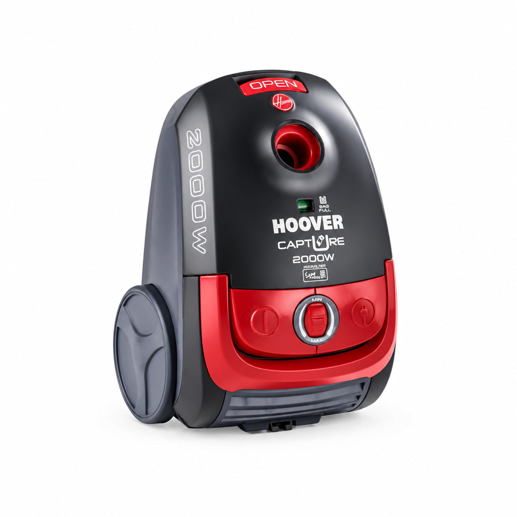 Hoover, Canister Vacuum Cleaner, Bagged, 2000W