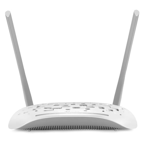 TP Link, ADSL+Modem Router,300Mbps, Power ON Of,ADSL port,Lan port,WPS/ Reset