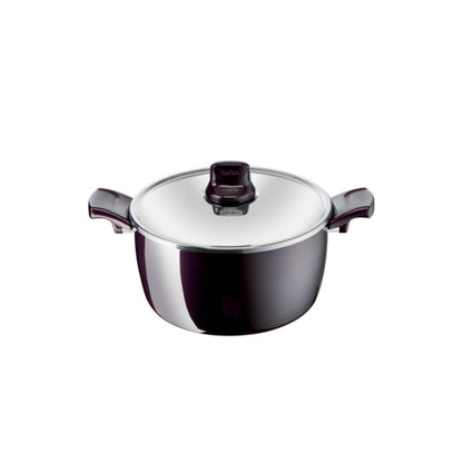 Tefal, Resist Intense - Stewpot 26cm + Glass LID, TEF-D5225282
