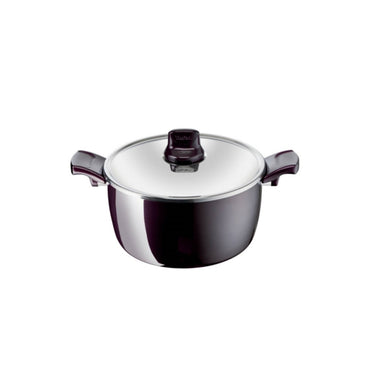 Tefal, Resist Intense - Stewpot 26cm + Glass LID, TEF-D5225282