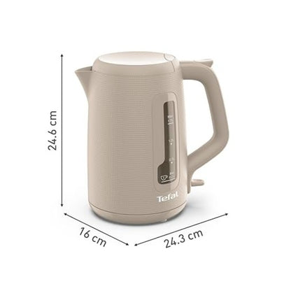 Tefal Morning Kettle, 1.7L, Fairgrey Plastic, 2400W, 50-60Hz, TEF-KO2M0B27