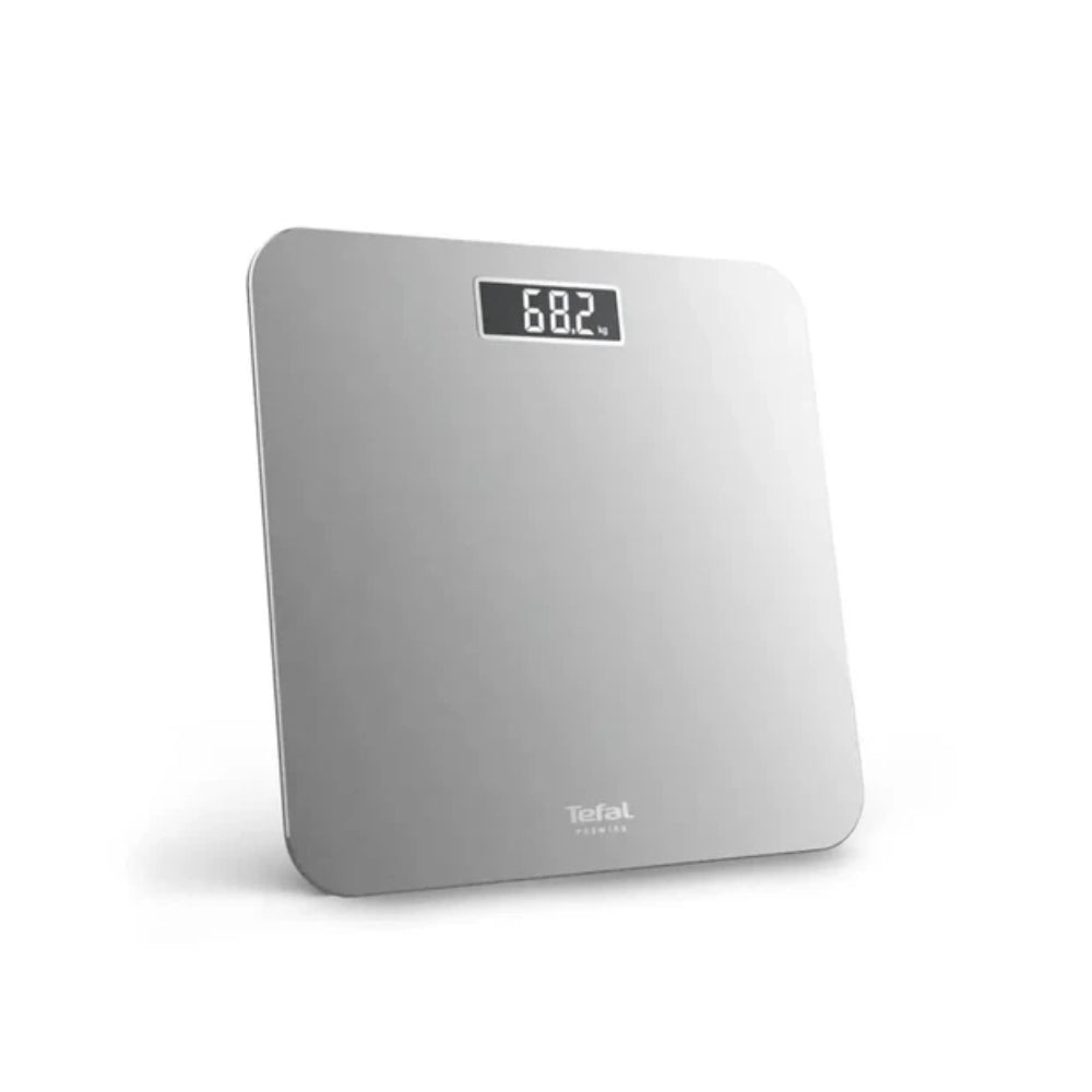 Tefal Premiss Digital Bathroom Scale - Square [Silver], TEF-PP1801V0