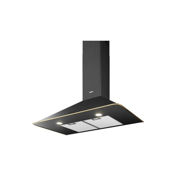 Teka Total Hood Rustic Style Wall Mounted Dos 90.1 Anthracite Brass