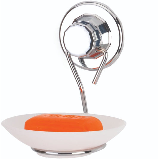 Tekno Tel, Suction Soap Holder / Chrome 13X13X14