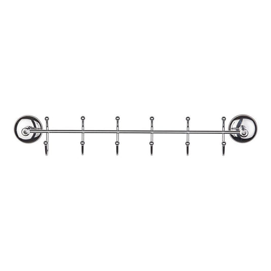 Tekno Tel, Towel Hanger With 6 Hooks And Diamond Lid / Chrome 50X7X8 Gift Box