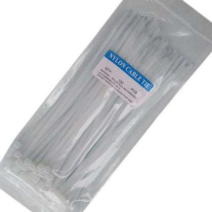 Nct, 4.8 mm White Nylon Cable Tie, Available in Different Sizes