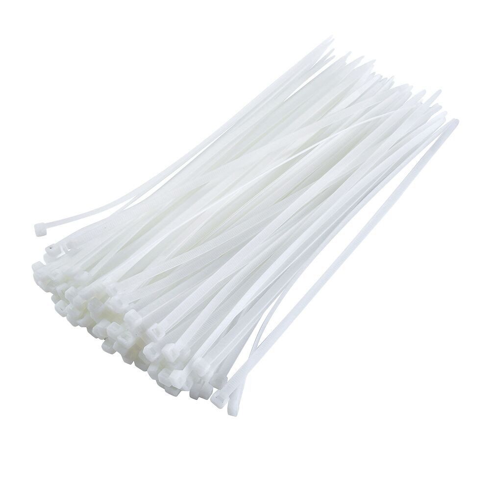 Nct, 4.8 mm White Nylon Cable Tie, Available in Different Sizes