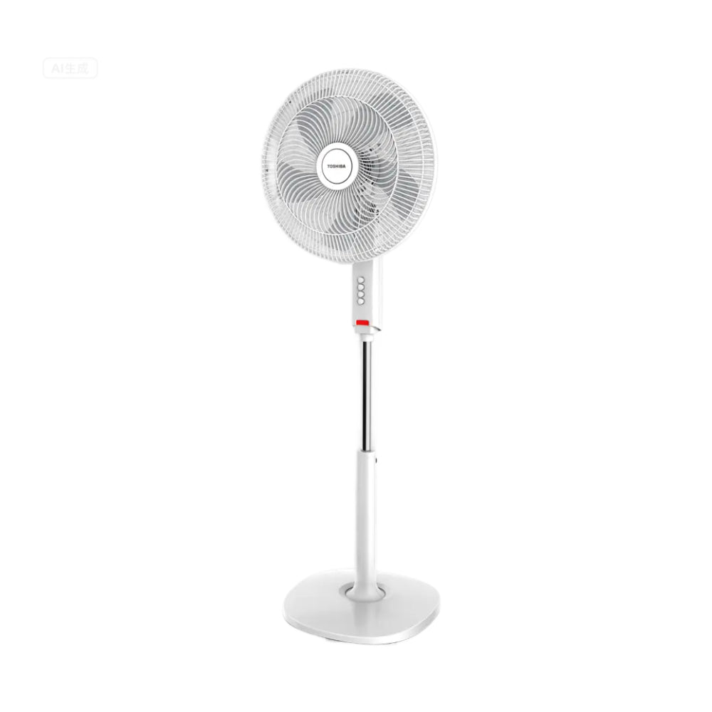 Toshiba Fan 16-Inch Pedestal Stand Fan, 12M Cooling, Jet Inspired Fan Blade Design, 7500H Durable Motor, TOS-ASC50ME