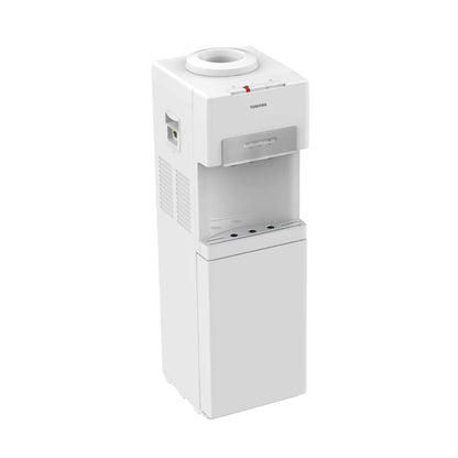 Toshiba, Water Dispenser Free Standing Top Loading , 3 Temp, White, TOS-RWFW2034TG