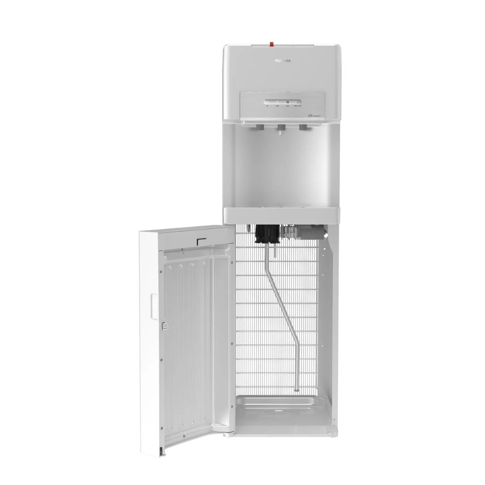 Toshiba,Water Dispenser Free Standing Top Loading , 3 Temp, White, TOS-RWFW2035UVBGW
