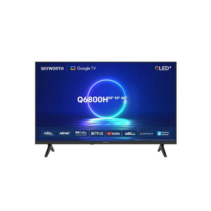 Skyworth 50-Inch QLED 4K UHD Smart TV – HDR10, Dolby Audio, Wi-Fi, HDMI, USB, 50Q6800H