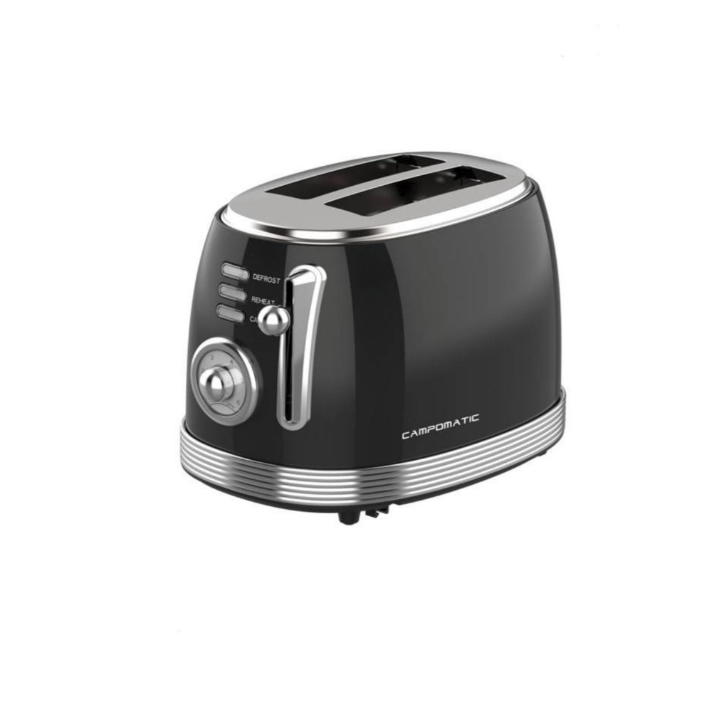 Campomatic, Toaster 2 Slices Black 850W
