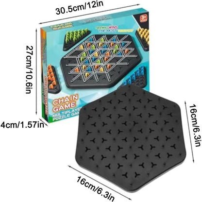 Triggle Rubber Band Game, Playing Card Game with Elastic Bands, Triangle, Triangle Game, Triangular Chess Game, Triggle Game, Triggle Board Game, Triggle-7164