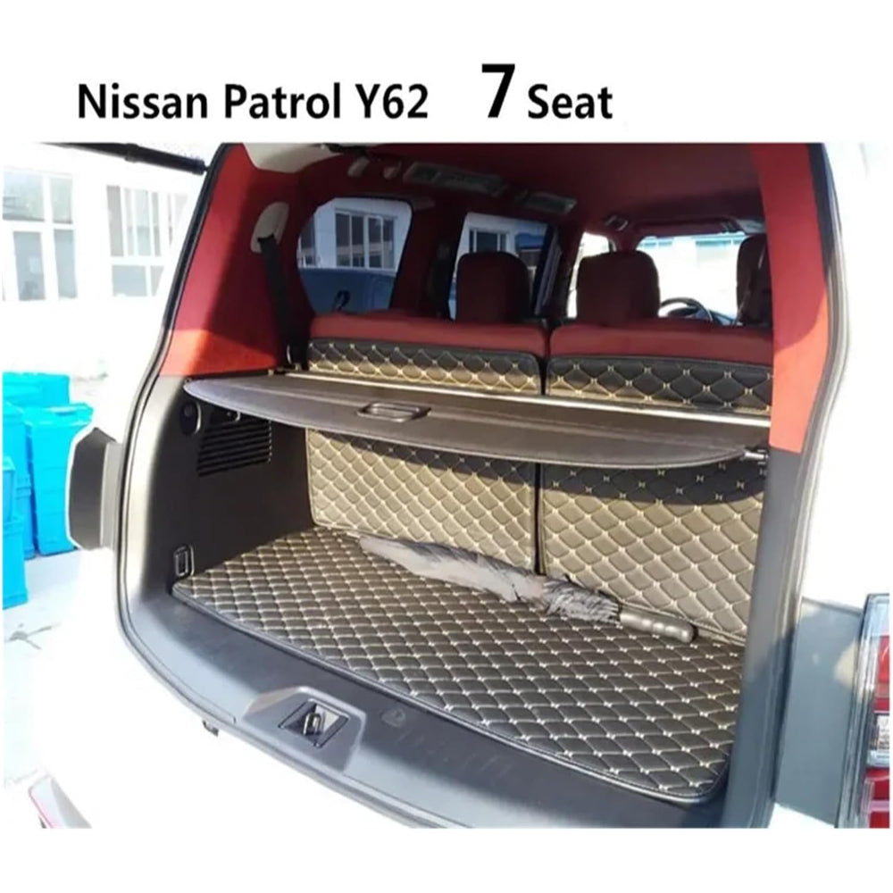 Premium Retractable Cargo Cover & Trunk Privacy Shade | Nissan Patrol Y62 2011-2018 (7 seats)