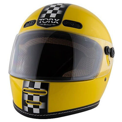Torx, Barry Legend Racer, Certified French Motorcycle Helmet, Available in Different Sizes