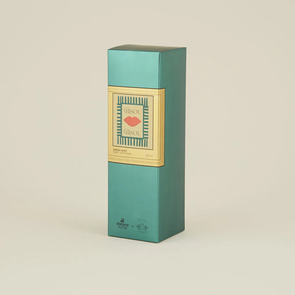 Karaca Home Pop Art Collection Bisou Green Shot Reed Diffuser 200 ml, 153.09.01.5945