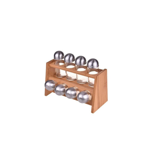 Bambum, Spice Rack With 8 Bottles, Tur-B0577