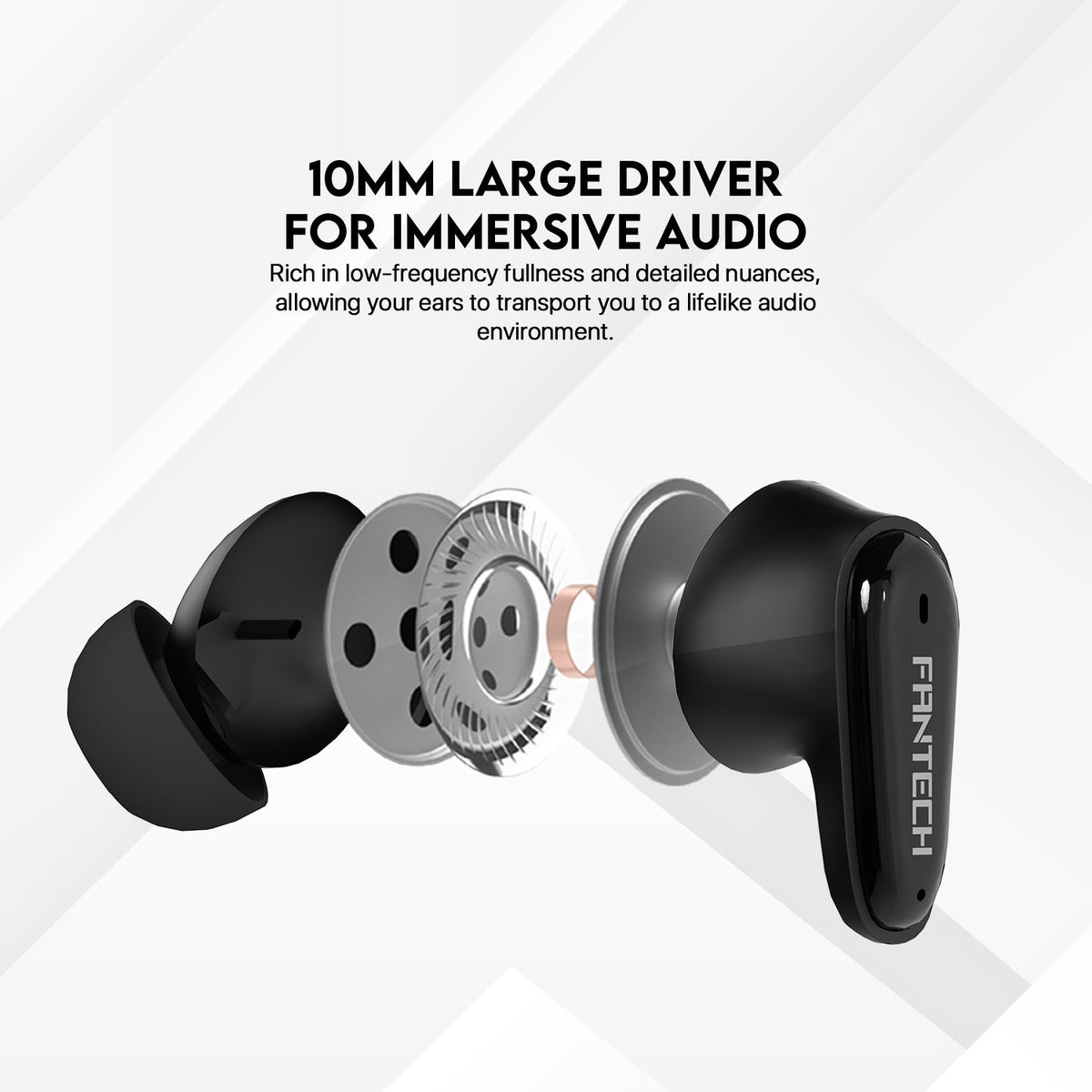 Fantech, Wave Tw13 Wireless Earphone, Available in Different Colors