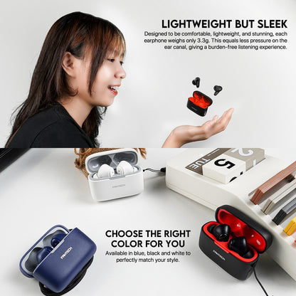 Fantech, Wave Tw13 Wireless Earphone, Available in Different Colors