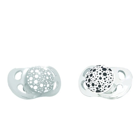 Twistshake, 2X Pacifier 0-6M Marble Blue Grey, 78664