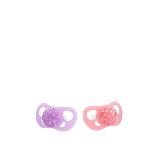 Twistshake, 2X Pacifier 0-6M Marble Pink Purple, 78663