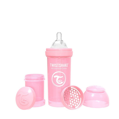 Twistshake, Anti-Colic Pastel Pink, Available in Different Sizes