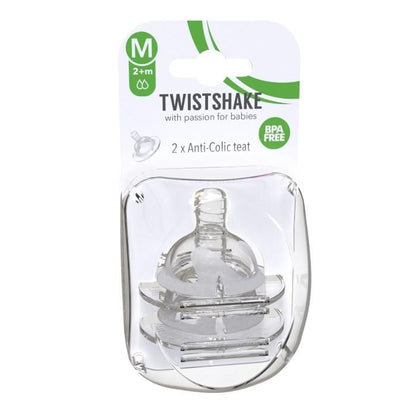 Twistshake, Anti-Colic Teat 0+m, Available in Different Sizes