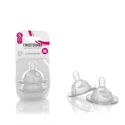 Twistshake, Anti-Colic Teat 0+m, Available in Different Sizes