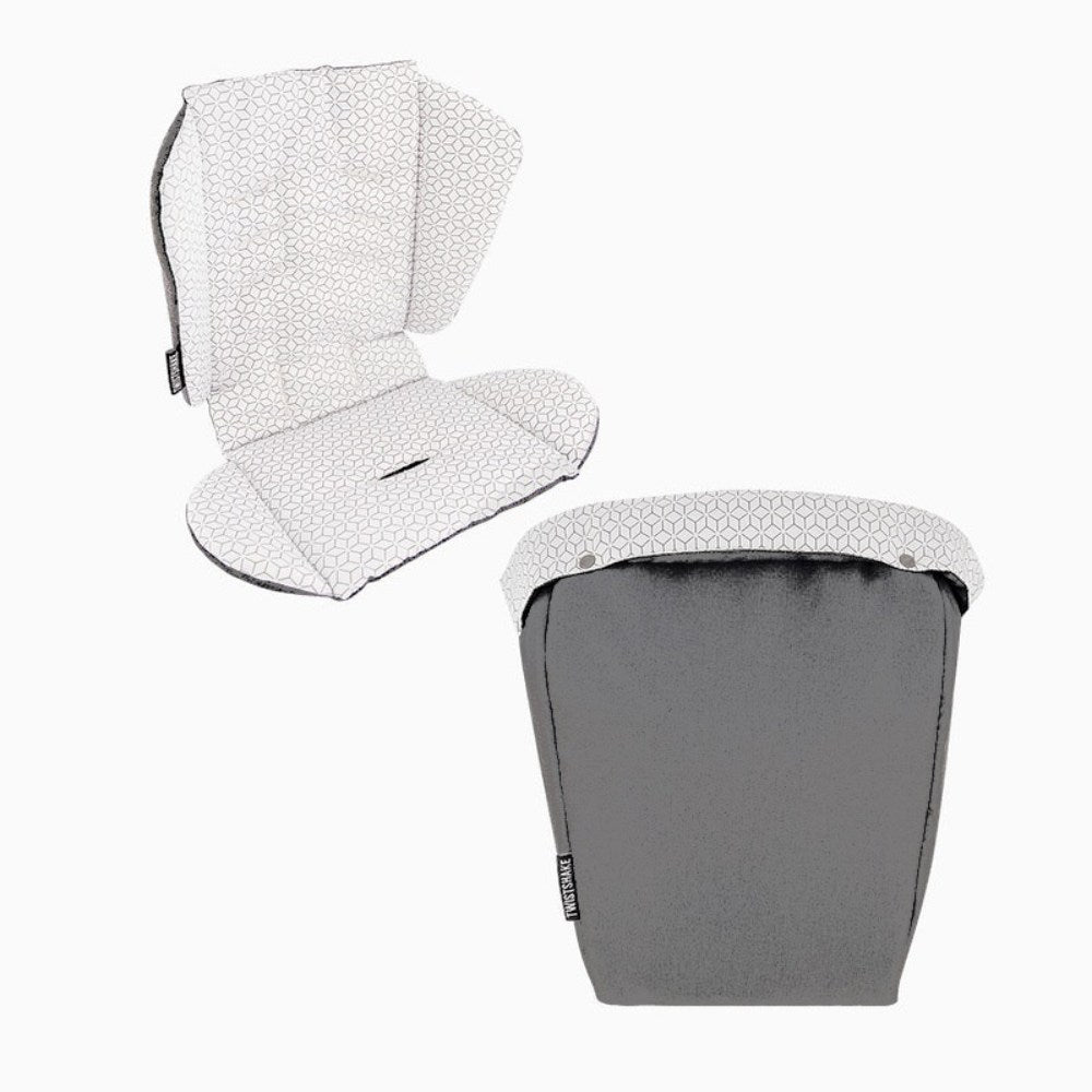 Twistshake, Tour Seat Liner + Foot Muff Grey, 78489