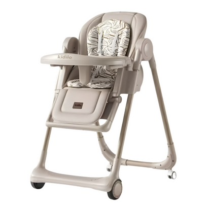 Kidilo KD005 Baby High Chair – Adjustable, Compact & Foldable Feeding Seat