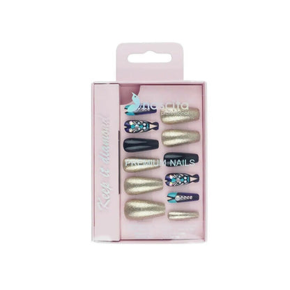 Nascita Premium Diamond Artificial Nails Set 293 Pack of 12