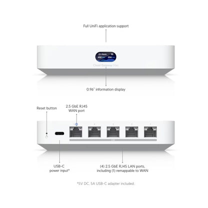 Ubiquiti Compact 2.5G Cloud Gateway With 30+ Unifi Device