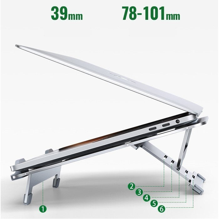 Ugreen, Aluminum Laptop Stand Riser, Multi Level, Foldable & Ergonomic Design Lp232 - 50128