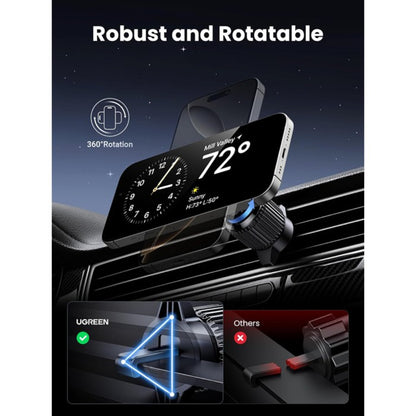 UGREEN Elite 15W Fast Wireless Car Charger, Qi2 Strong Magnetic Mount with LED Light for iPhone  - W708 35970