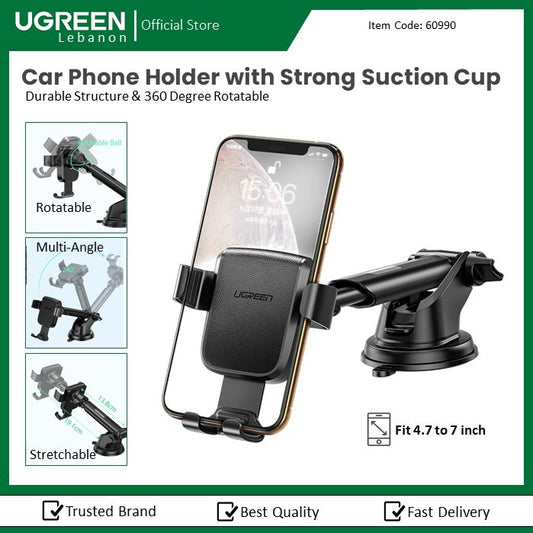 Ugreen, Gravity Phone Holder With Suction Cup