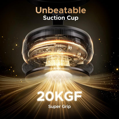 UGREEN Pro-Series MagSafe Car Mount, Ultra-Strong Vacuum Suction (hold up to 36kg), 360° Rotating, Foldable Design - LP970 75666