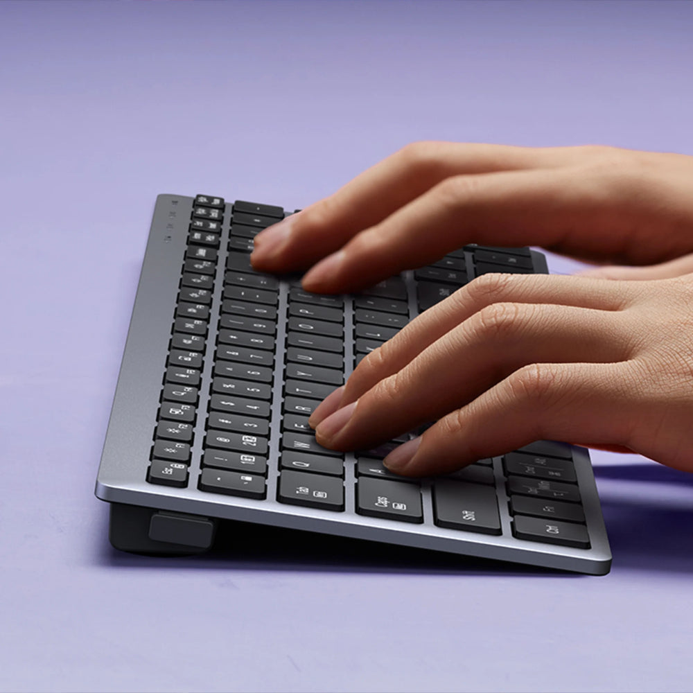 UGREEN Wireless Combo Keyboard & Mouse, Dual-Mode BT & 2.4 GHz Wireless,  Slim Elegant Design, Rechargeable  - MK552 85513