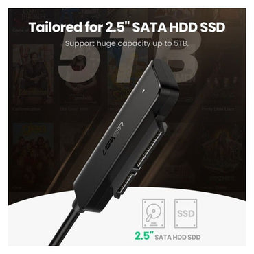 Ugreen, USB-A 3.0 to SATA Adapter Cable for 2.5? HDD and SSD - CM321 70609