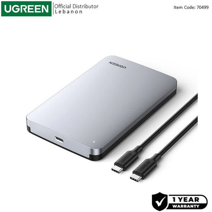 Ugreen, USB-C 3.1 6Gbps High-Speed Enclosure for 2.5 inch HDD/SSD - US221 70499