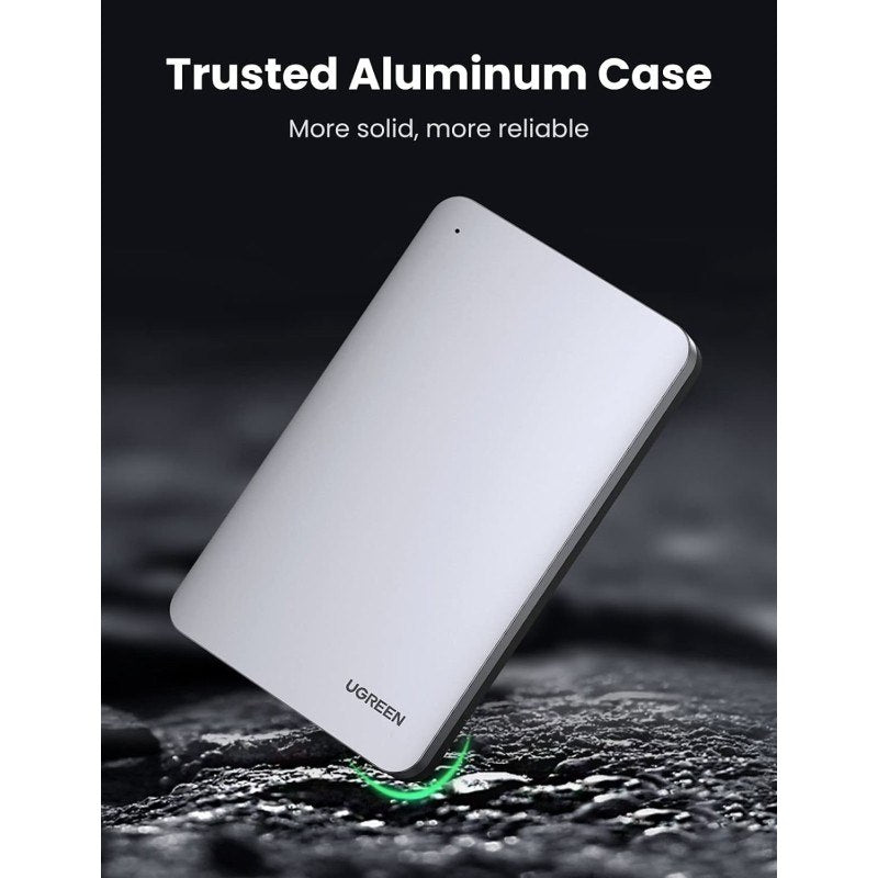Ugreen, USB-C 3.1 6Gbps High-Speed Enclosure for 2.5 inch HDD/SSD - US221 70499