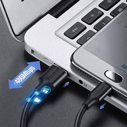 UGREEN USB-A to Micro USB 1M Cable, Fast Charge [White] - US289 60141