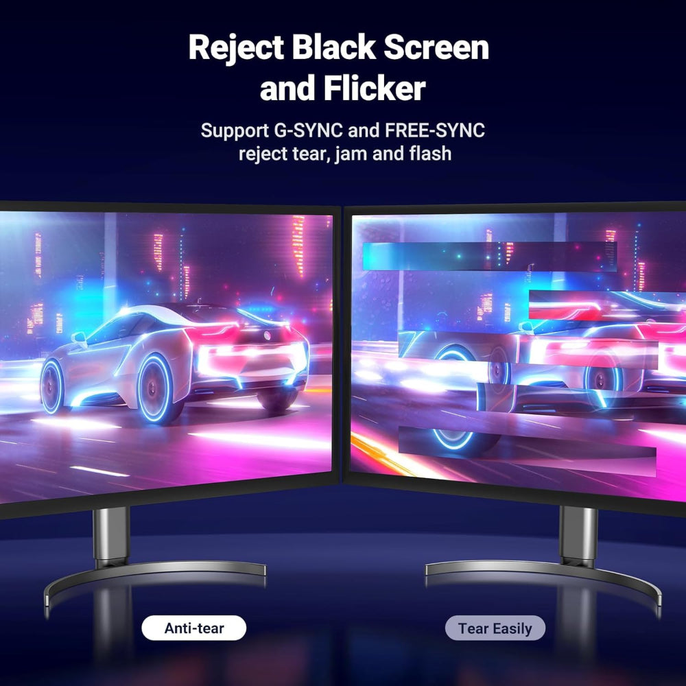 UGREEN 8K Display Port 1.4 Male to Male 3M Braided Cable - DP114 80393