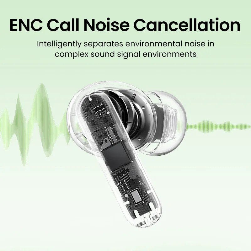 Ugreen, Hitune P3 Active Noise Cancelling Wireless Earbuds, Bluetooth 5.4 Stable Connection Ws207 - 45110