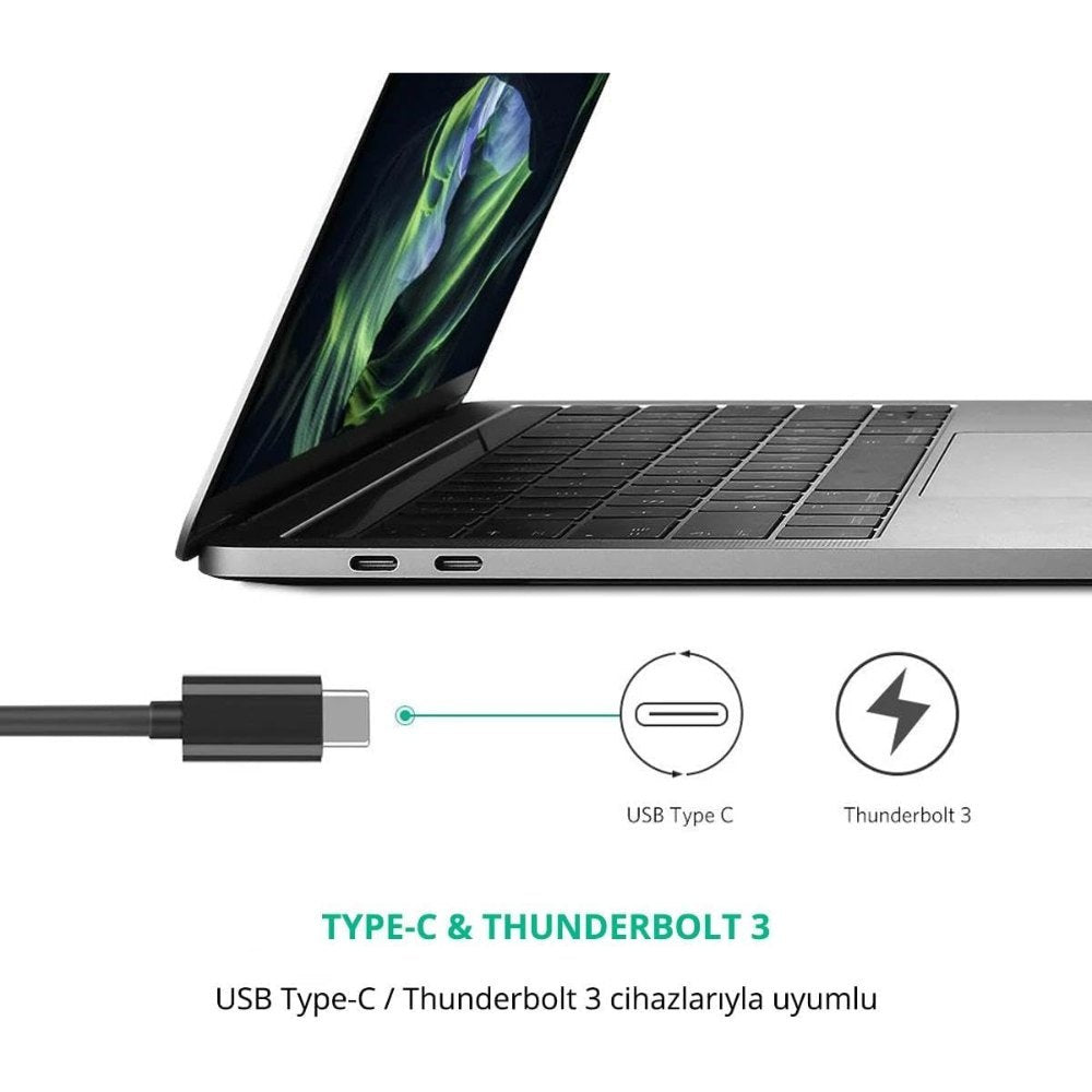 Ugreen, Usb-C To Gigabit Ethernet Adapter - Rj45, 10/100/1000Mbps - Us236 50307