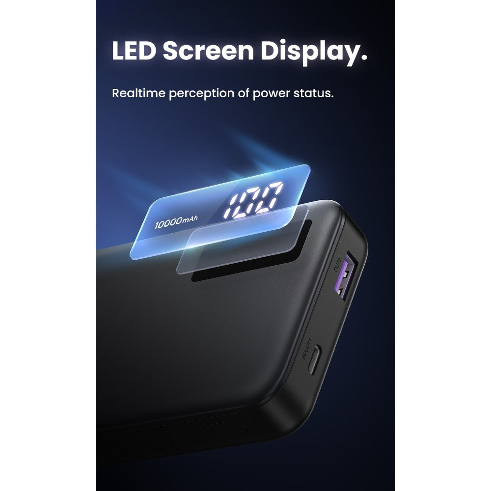 Ugreen, Power Bank 20W Pd, 3 Ports 10000 Mah, Smart & Fast Charging For Phones, Tablets, Ipads - Pb311 25742