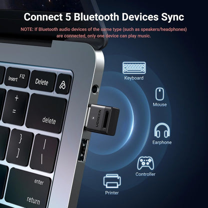 Ugreen, Bluetooth 5.3 Usb Adapter For Reliable And High-Speed Connectivity - Cm591 35995